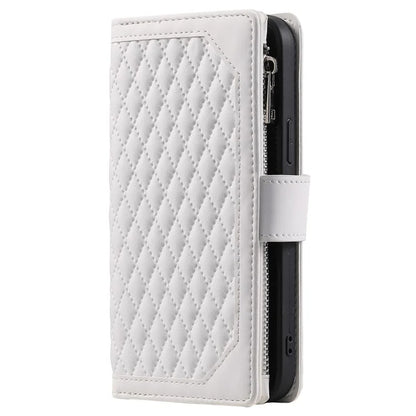 For Xiaomi Redmi Note 13 Pro+ 5G Case Zipper Pocket Flip Leather Phone Cover with Wrist Strap