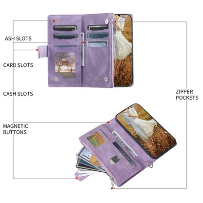 For Xiaomi Redmi Note 13 Pro 5G / Poco X6 5G Case Zipper Leather Phone Cover with Wallet