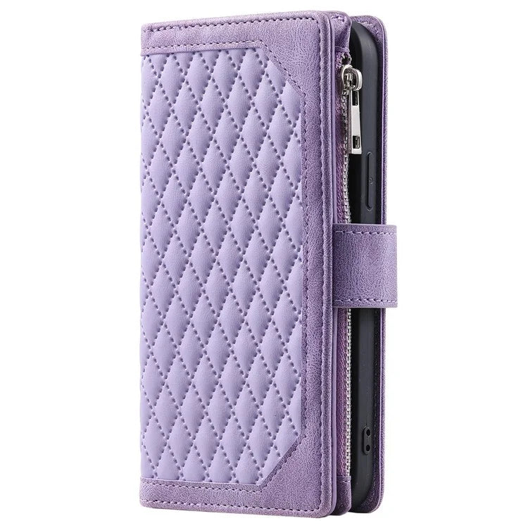 For Xiaomi Redmi Note 13 Pro 5G / Poco X6 5G Case Zipper Leather Phone Cover with Wallet