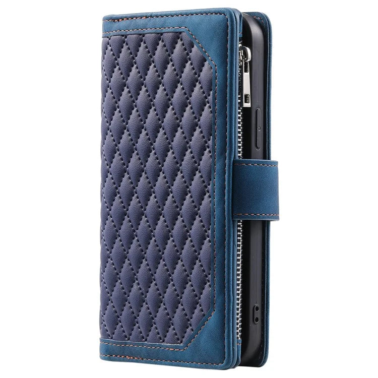 For Xiaomi Redmi Note 13 Pro 5G / Poco X6 5G Case Zipper Leather Phone Cover with Wallet
