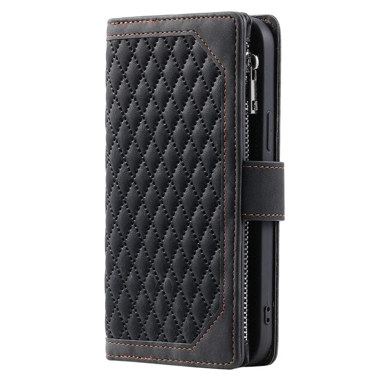 For Xiaomi Redmi Note 13 Pro 5G / Poco X6 5G Case Zipper Leather Phone Cover with Wallet
