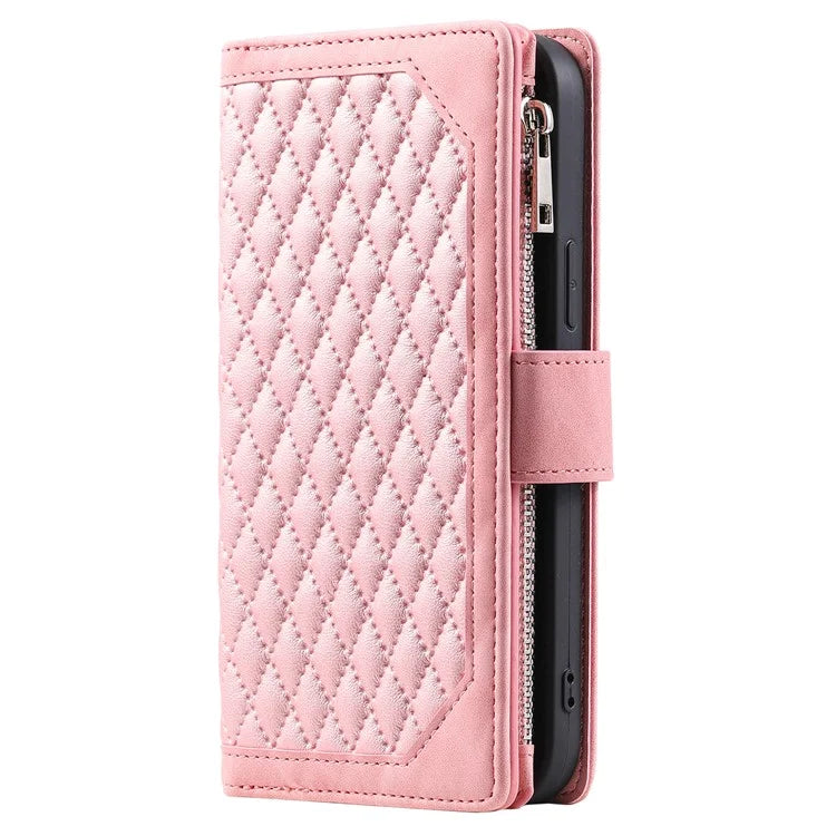 For Xiaomi Redmi Note 13 Pro 5G / Poco X6 5G Case Zipper Leather Phone Cover with Wallet