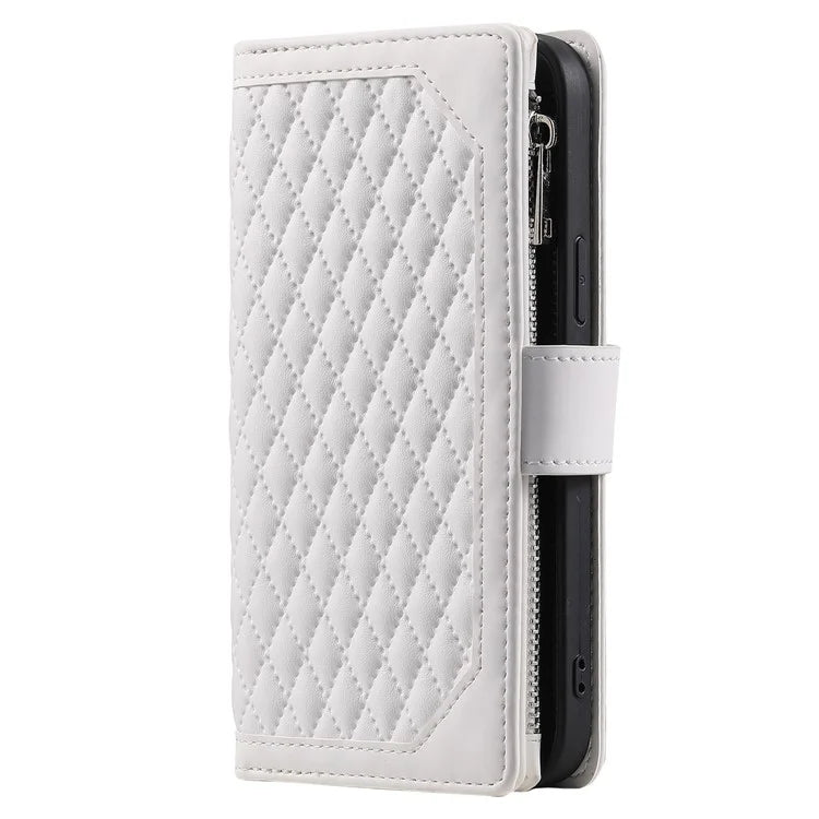 For Xiaomi Redmi Note 13 Pro 5G / Poco X6 5G Case Zipper Leather Phone Cover with Wallet