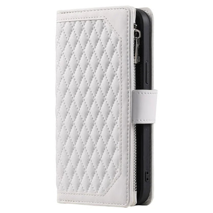 For Xiaomi Redmi Note 13 5G Zipper Pocket Phone Case PU Leather Wallet Phone Cover