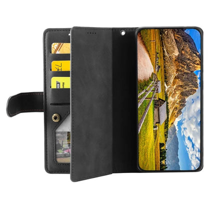 For Xiaomi Redmi Note 13 Pro 4G / Poco M6 Pro 4G Cover 9 Card Slots Wallet PU Leather Foldable Stand Phone Case