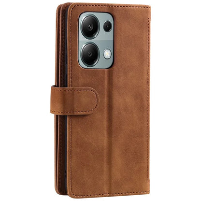 For Xiaomi Redmi Note 13 Pro 4G / Poco M6 Pro 4G Cover 9 Card Slots Wallet PU Leather Foldable Stand Phone Case