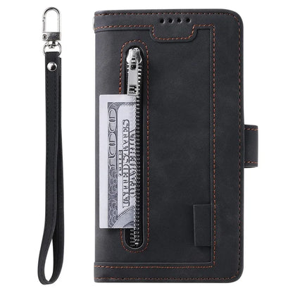 For Xiaomi Redmi Note 13 Pro 5G / Poco X6 5G Case 9 Card Slots PU Leather Phone Cover