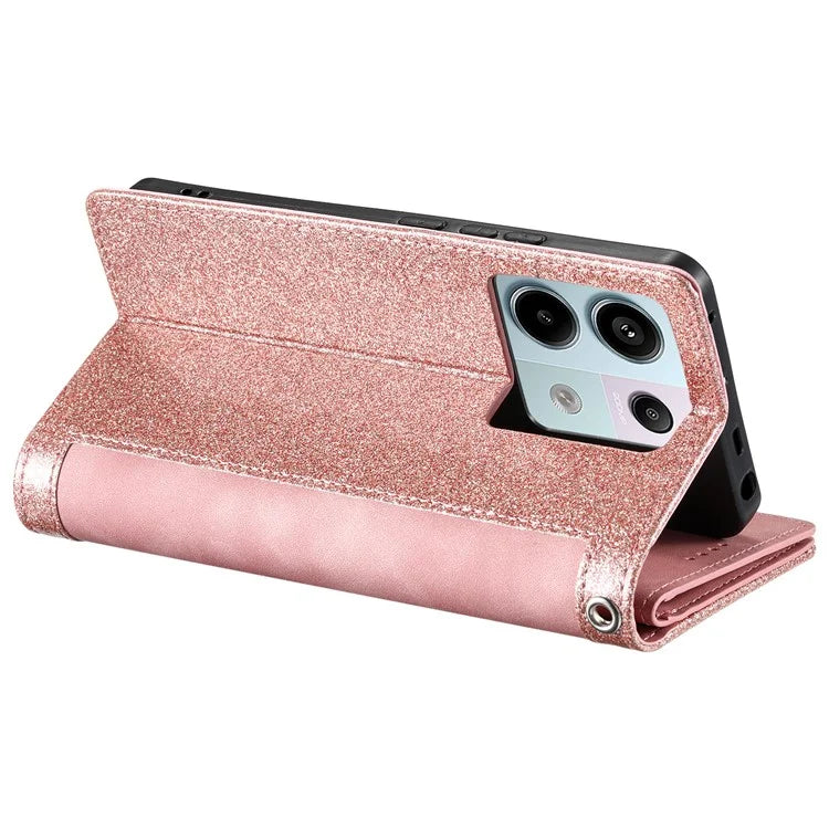 For Xiaomi Redmi Note 13 Pro 5G / Poco X6 5G Case 9 Card Slots PU Leather Phone Cover
