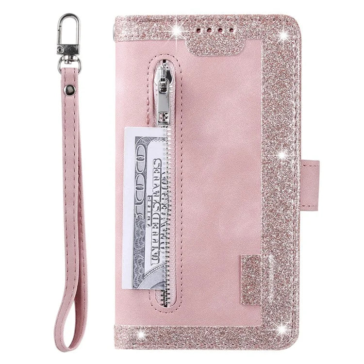 For Xiaomi Redmi Note 13 Pro 5G / Poco X6 5G Case 9 Card Slots PU Leather Phone Cover