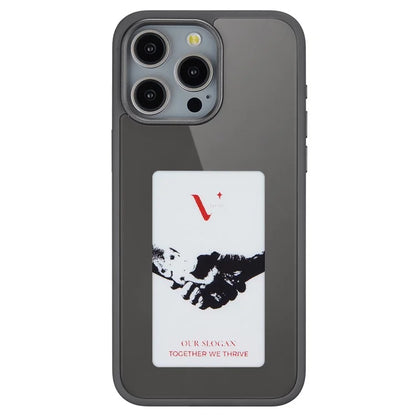 For iPhone 13 Pro NFC-Enabled E-Ink Screen Wallpaper Casting Smartphone Case