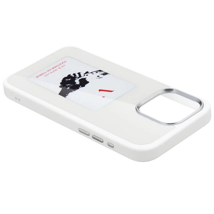 For iPhone 13 Pro NFC-Enabled E-Ink Screen Wallpaper Casting Smartphone Case