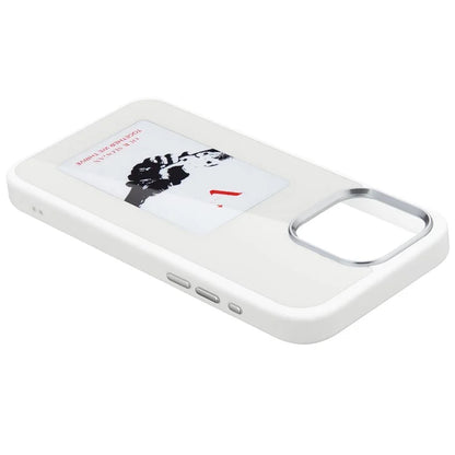 For iPhone 13 Pro NFC-Enabled E-Ink Screen Wallpaper Casting Smartphone Case