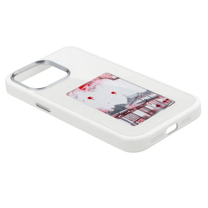 For iPhone 13 Pro NFC-Enabled E-Ink Screen Wallpaper Casting Smartphone Case
