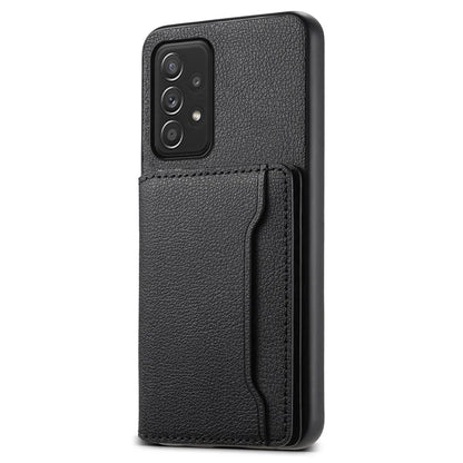 For Samsung Galaxy A52 4G / A52s 5G / A52 5G Case Leather+PC+TPU Kickstand Phone Shell