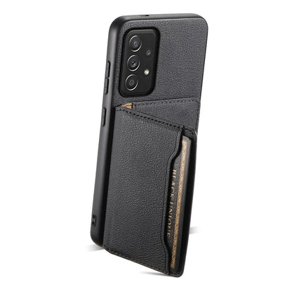 For Samsung Galaxy A52 4G / A52s 5G / A52 5G Case Leather+PC+TPU Kickstand Phone Shell