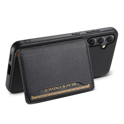 For Samsung Galaxy S23 FE Case Calf Texture Leather Coating Phone Cover with Card Slots