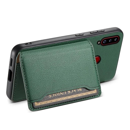 For Samsung Galaxy A20s Phone Case Card Slots Kickstand Phone Cover Calf Texture