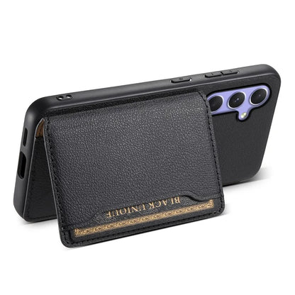 For Samsung Galaxy A54 5G Shockproof Case Card Slots TPU+PC+PU Kickstand Phone Cover