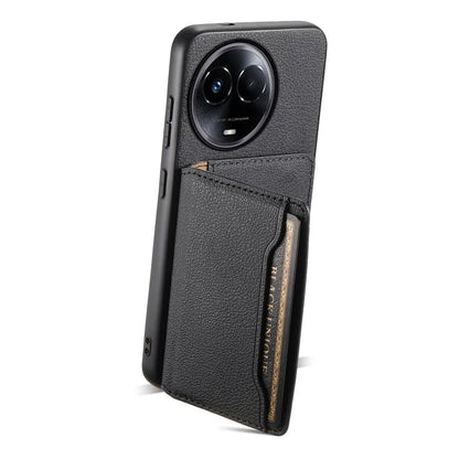 For Realme 11 5G (Global) Cover Phone Protective Shell Calf Texture Card Slots Case