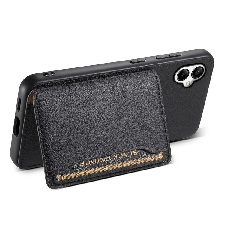For Samsung Galaxy A05 4G Case Leather Magnetic Card Holder Slots Back Cover