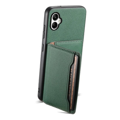 For Samsung Galaxy A05 4G Case Leather Magnetic Card Holder Slots Back Cover