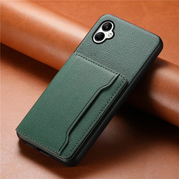 For Samsung Galaxy A05 4G Case Leather Magnetic Card Holder Slots Back Cover
