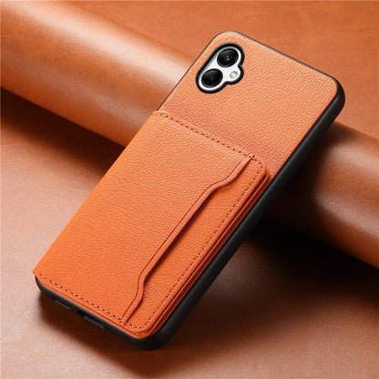 For Samsung Galaxy A05 4G Case Leather Magnetic Card Holder Slots Back Cover