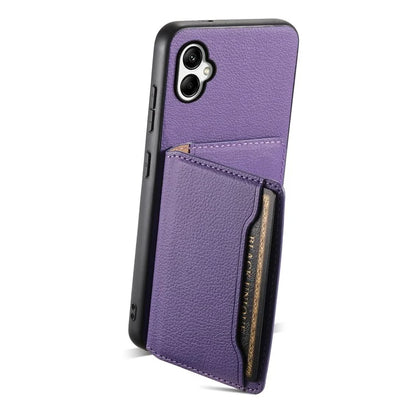 For Samsung Galaxy A05 4G Case Leather Magnetic Card Holder Slots Back Cover