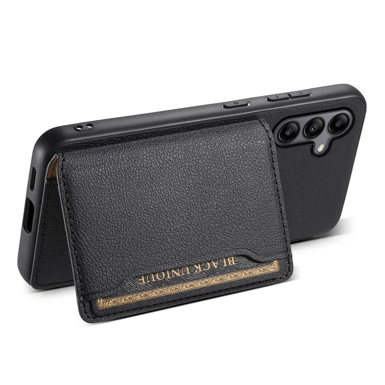 For Samsung Galaxy A05s 4G Calf Texture TPU+PC+PU Leather Phone Case Card Slots Kickstand Phone Cover