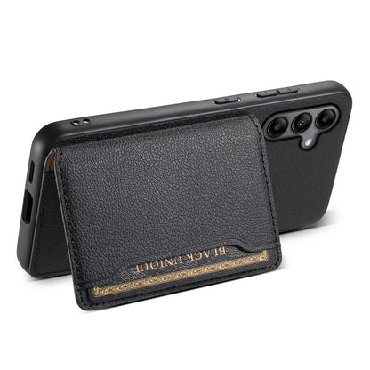For Samsung Galaxy A05s 4G Calf Texture TPU+PC+PU Leather Phone Case Card Slots Kickstand Phone Cover