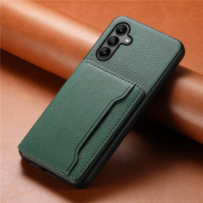 For Samsung Galaxy A05s 4G Calf Texture TPU+PC+PU Leather Phone Case Card Slots Kickstand Phone Cover