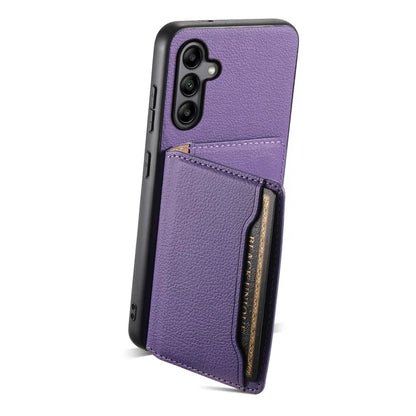 For Samsung Galaxy A05s 4G Calf Texture TPU+PC+PU Leather Phone Case Card Slots Kickstand Phone Cover