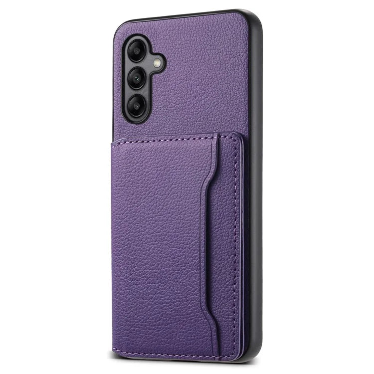 For Samsung Galaxy A05s 4G Calf Texture TPU+PC+PU Leather Phone Case Card Slots Kickstand Phone Cover
