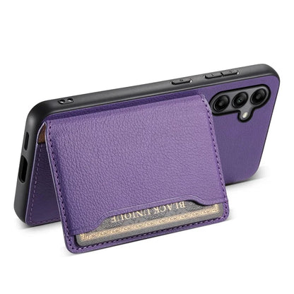 For Samsung Galaxy A05s 4G Calf Texture TPU+PC+PU Leather Phone Case Card Slots Kickstand Phone Cover