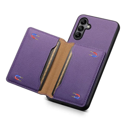 For Samsung Galaxy A05s 4G Calf Texture TPU+PC+PU Leather Phone Case Card Slots Kickstand Phone Cover