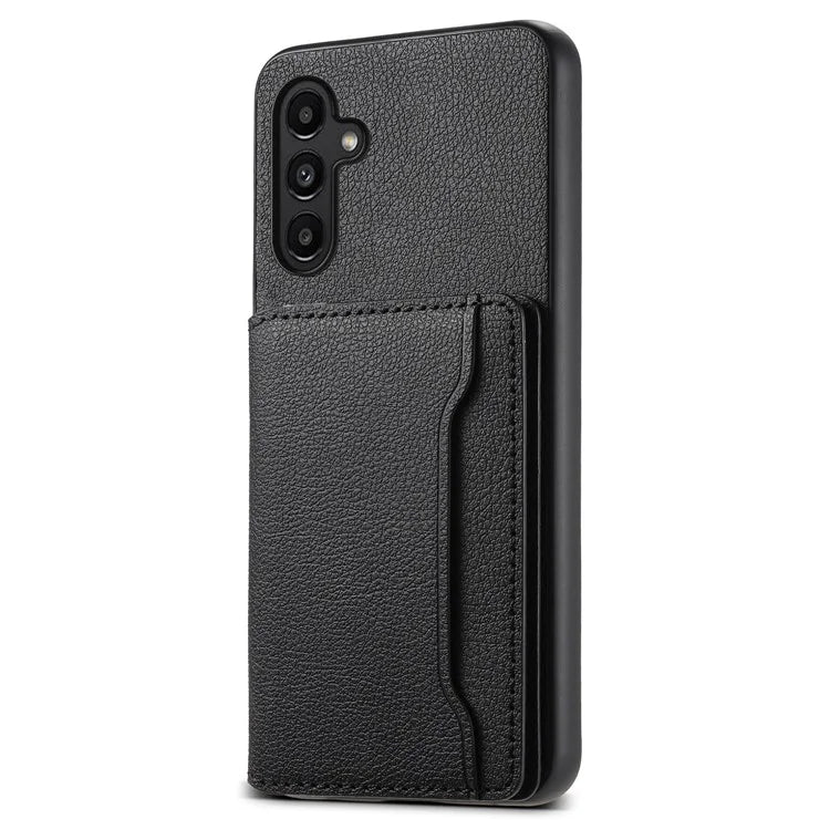 For Samsung Galaxy A13 5G Case TPU+PC+PU Kickstand Phone Cover with Card Slots