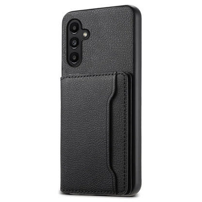 For Samsung Galaxy A13 5G Case TPU+PC+PU Kickstand Phone Cover with Card Slots