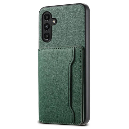 For Samsung Galaxy A13 5G Case TPU+PC+PU Kickstand Phone Cover with Card Slots