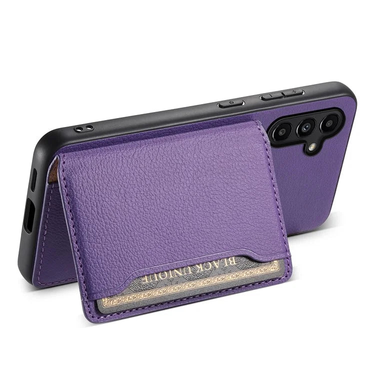 For Samsung Galaxy A13 5G Case TPU+PC+PU Kickstand Phone Cover with Card Slots