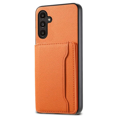 For Samsung Galaxy A13 5G Case TPU+PC+PU Kickstand Phone Cover with Card Slots