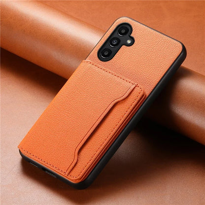 For Samsung Galaxy A13 5G Case TPU+PC+PU Kickstand Phone Cover with Card Slots