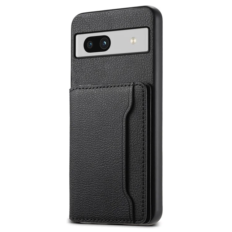 For Google Pixel 7a Case Card Slots Calf Texture Anti-drop Phone Cover