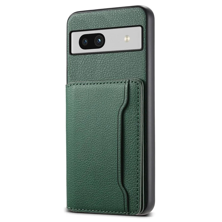 For Google Pixel 7a Case Card Slots Calf Texture Anti-drop Phone Cover