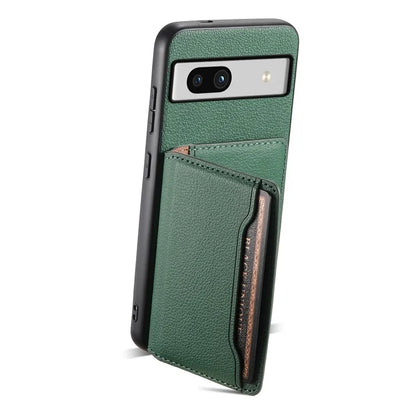 For Google Pixel 7a Case Card Slots Calf Texture Anti-drop Phone Cover