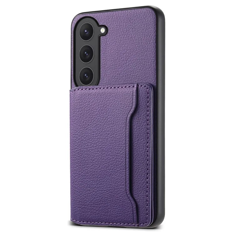 For Samsung Galaxy S23 Case Card Slots Kickstand Protective Leather Back Cover