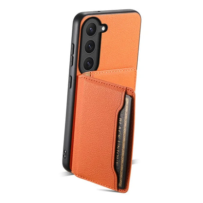 For Samsung Galaxy S23 Case Card Slots Kickstand Protective Leather Back Cover