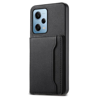 For Xiaomi Redmi Note 12 Pro 5G / 12 Pro Speed 5G / Poco X5 Pro 5G Case TPU+PC+PU Kickstand Phone Cover with Card