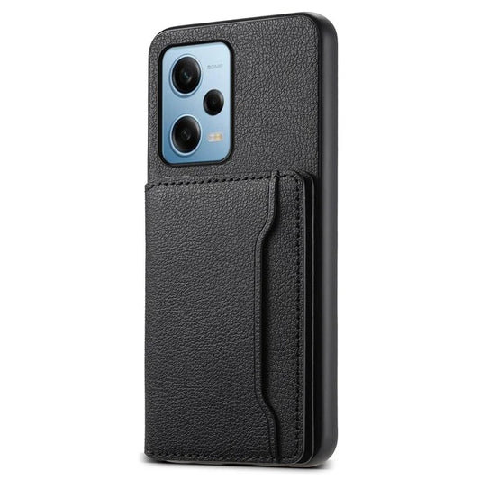 For Xiaomi Redmi Note 12 Pro 5G / 12 Pro Speed 5G / Poco X5 Pro 5G Case TPU+PC+PU Kickstand Phone Cover with Card