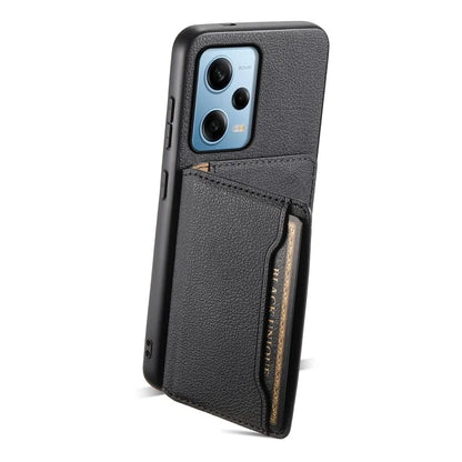 For Xiaomi Redmi Note 12 Pro 5G / 12 Pro Speed 5G / Poco X5 Pro 5G Case TPU+PC+PU Kickstand Phone Cover with Card
