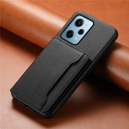 For Xiaomi Redmi Note 12 Pro 5G / 12 Pro Speed 5G / Poco X5 Pro 5G Case TPU+PC+PU Kickstand Phone Cover with Card